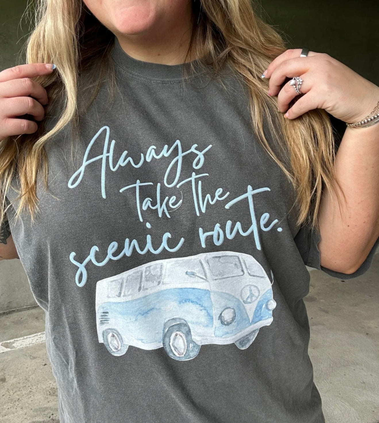 Scenic Route Graphic T-Shirt