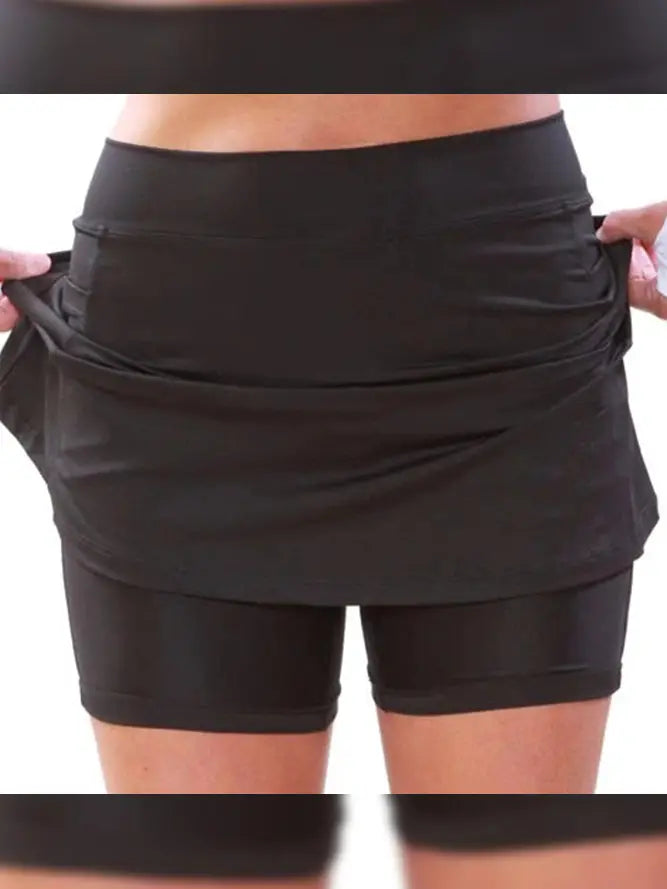 Mid Waist Skort