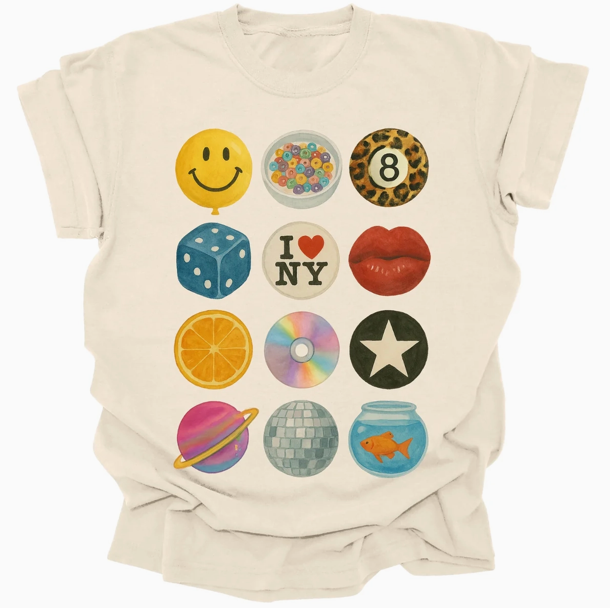 Dopamine Starter Pack - Ivory Graphic Tee