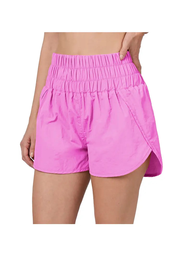 Windbreaker Shorts W Lining & Back Mesh Pocket – Broke And